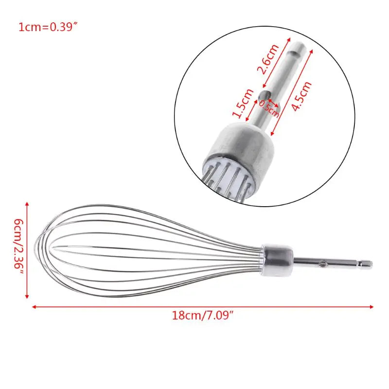 2024 New Stainless Steel Egg Beater 12 Wire Eggs Frother Handmade Dessert Supplies for Blending Whisking Beating Stirring