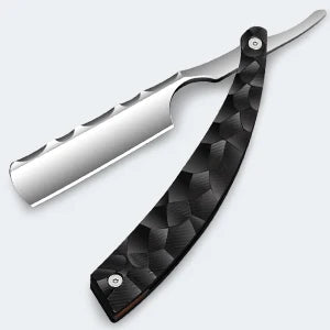 Professional Straight Blade Razor  - Wood Straight Edge Barber Razor Stainless Steel Sharp Shaver Razor for Men Home & Salon