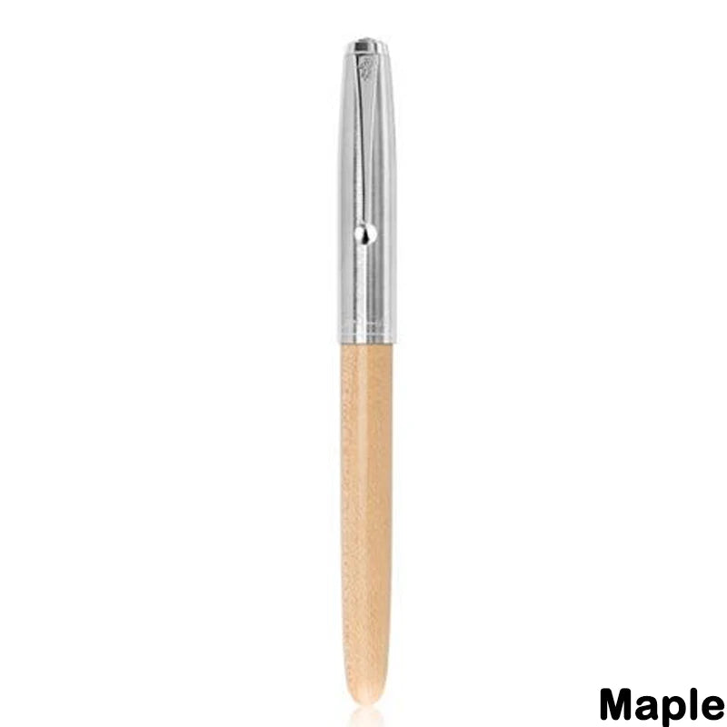 JINHAO 51A Fountain Pen Wooded Pen 0.38mm F Nib Ink Pens for Writing Finance School Office Supplies Stationery PK 9019 9013