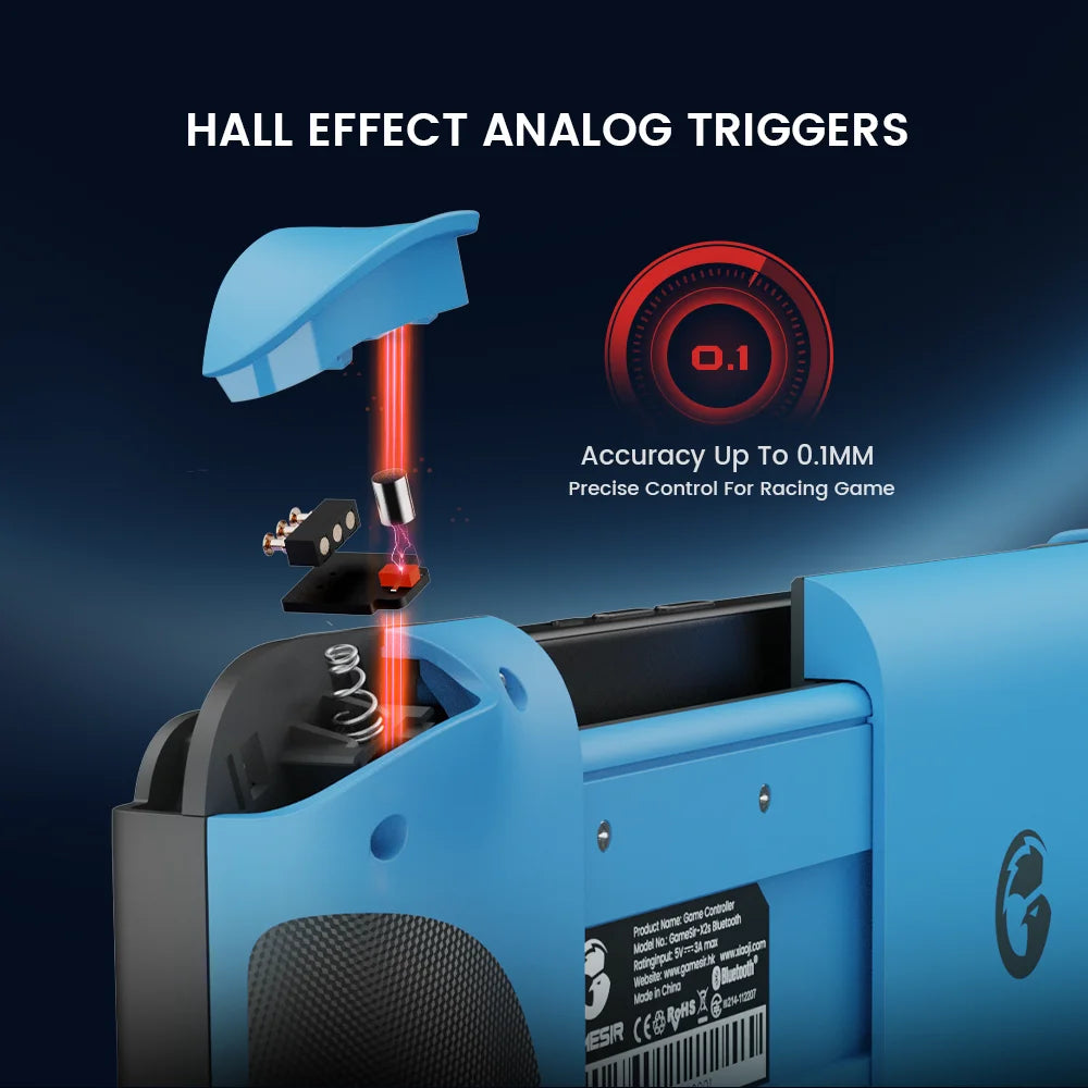 GameSir X2s Bluetooth Mobile Gaming Controller for Android - Hall Effect Joystick