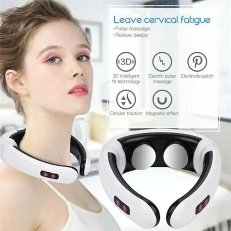 Shiatsu Neck and Shoulder Massager with Heat - Electric Back Pain Relief Device