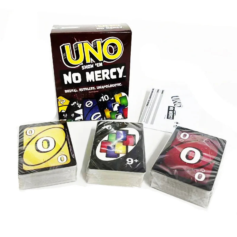 Premium UNO No Mercy Card Game - Intense Family Party Entertainment
