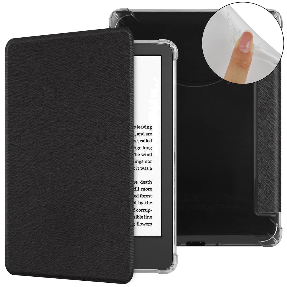 For Kindle Paperwhite 2024 (12th Gen) Case 7 inch eReader Transparent Soft TPU Cover For Kindle Paperwhite 5 11th Generation 6"