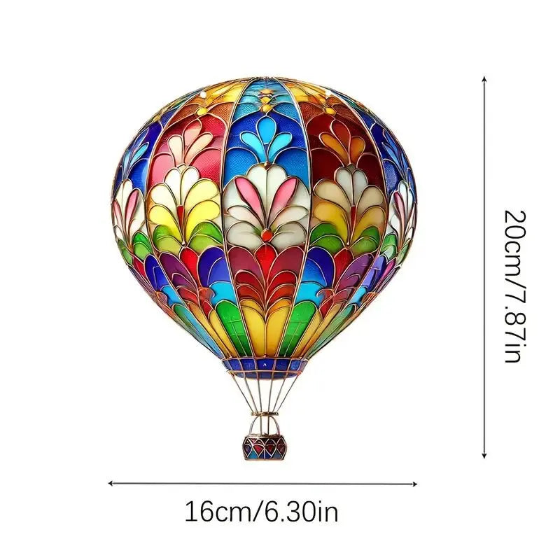 Love Balloon Hot Air Balloon Lantern Valentine's Day Decoration Acrylic Pendant New Fashion Simple Home Decorations Hangings
