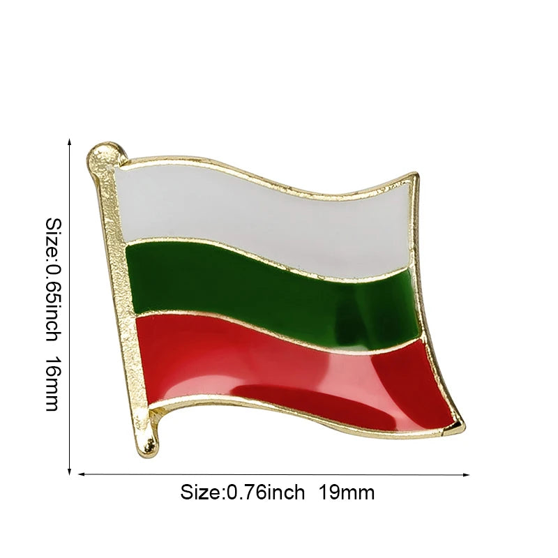 Bulgaria Flag Badge Flag Laple Pin Badges Flag Brooch