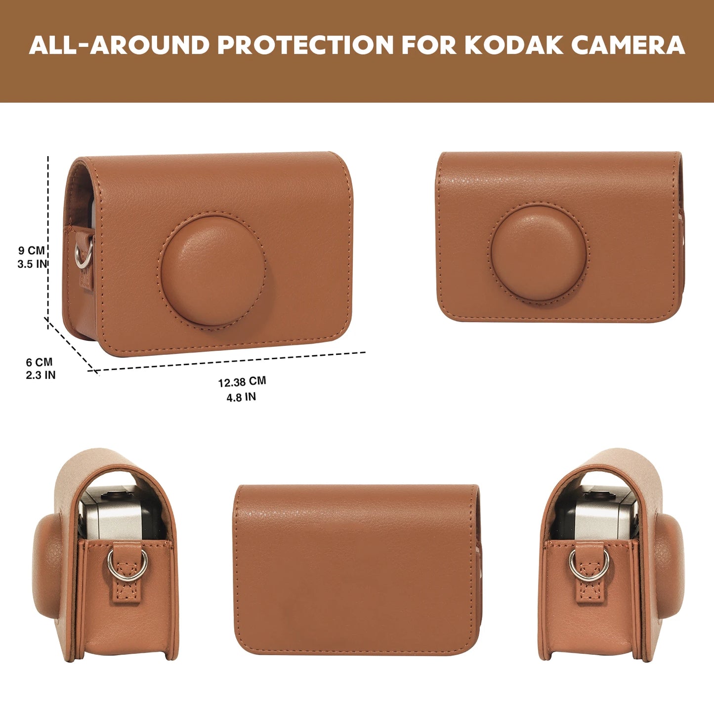 For KODAK H35 H35N Frame Film Camera Camera Case Storage Holder Organizer for Kodak F9 F9S M35 M38 I60 Paper Shoot kamera