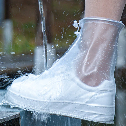Waterproof Shoe Covers - Non-Slip Reusable Rain & Snow Boot Protectors for Men & Women