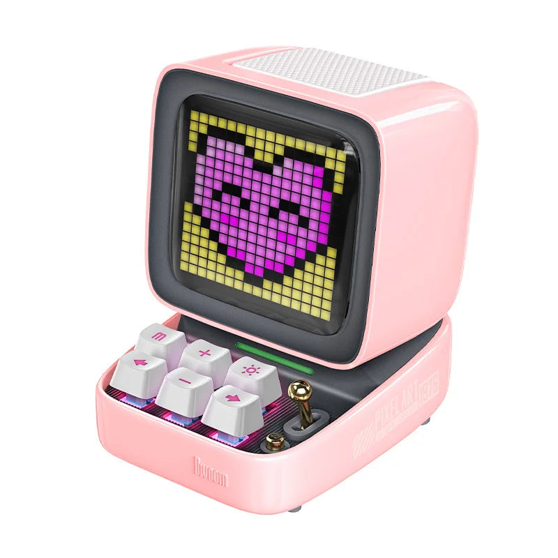 Divoom Ditoo-Pro Retro Pixel Art Bluetooth Speaker with LED Display & Alarm Clock