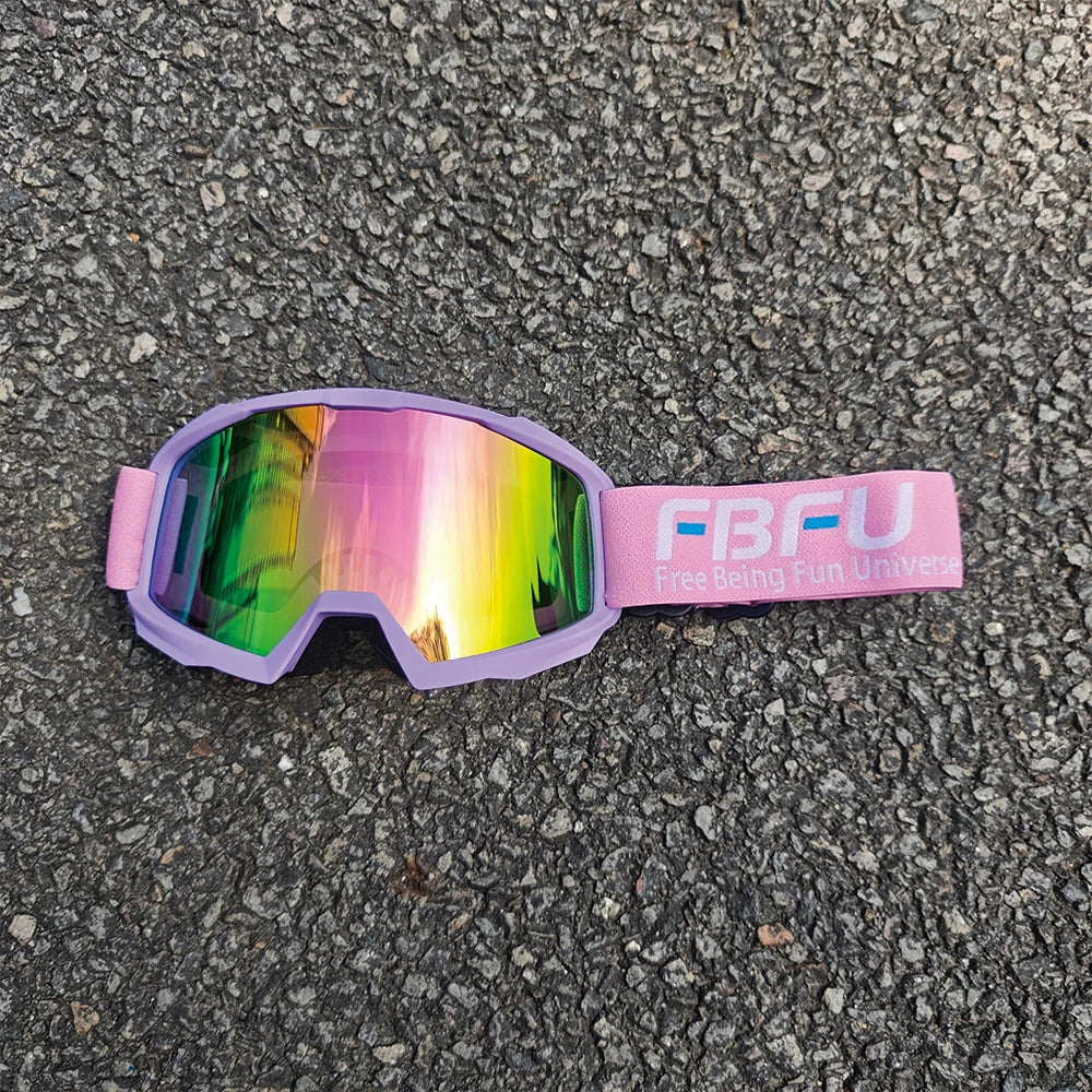 FBFU Man Woman Ski Snowboard Goggles Winter Skiing Glasses Outdoor Sport Cycling Motorcycle Windproof  Protection Sunglasses