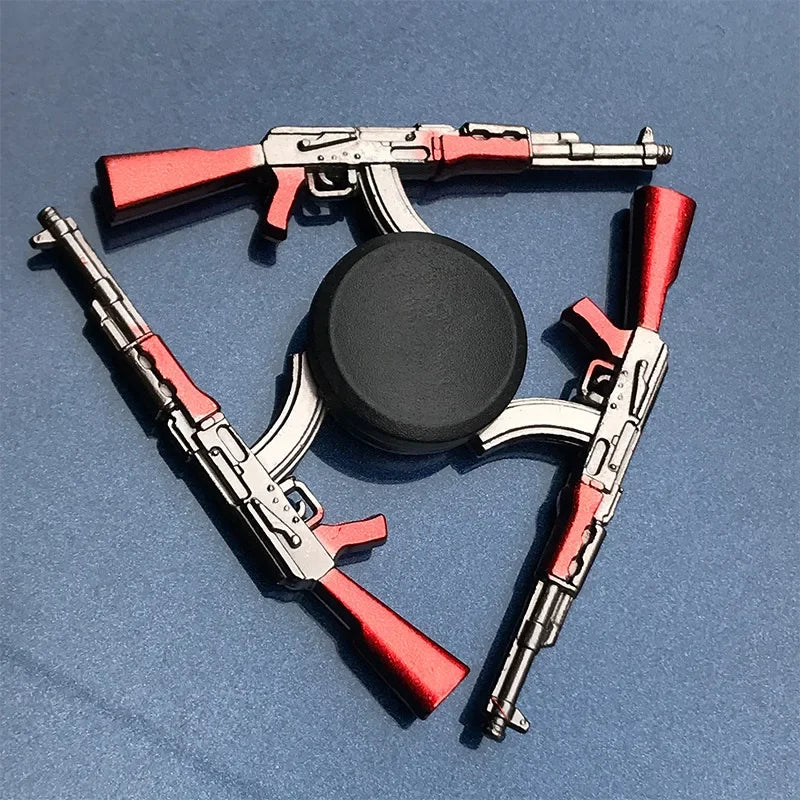 Premium Metal Ninja Fidget Spinner - Stress Relief Hand Toy for Adults