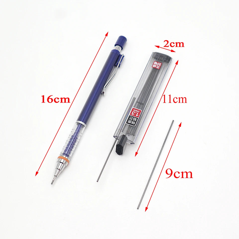 3pcs Mechanical Pencil 1.3mm 3B Pencil Lead Refills High Quality Automatic Pencil Drawing Sketch Office Supplies Stationery