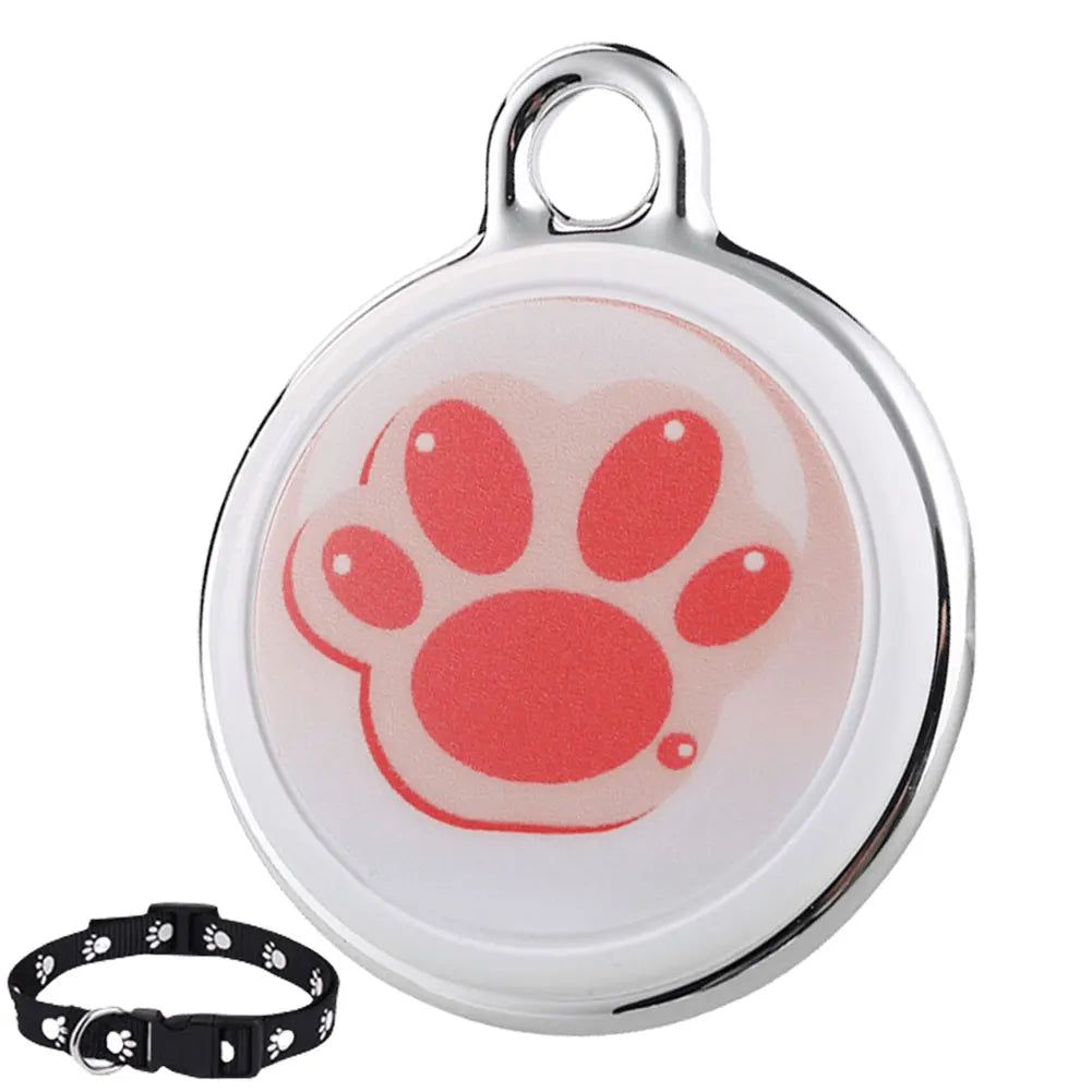 Gps Tracker For Cats Dogs Long Distance Smart Bluetooth Mini Waterproof Gps Tracker Collar For Pets Anti-Lost Android Ios Phone