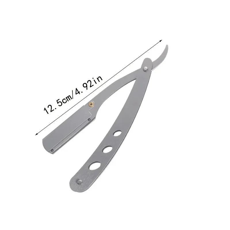 Shaver  Barber Edge Stainless Steel Razor Men Professional Manual Shaver StraightFolding Shaving Shave With Blade