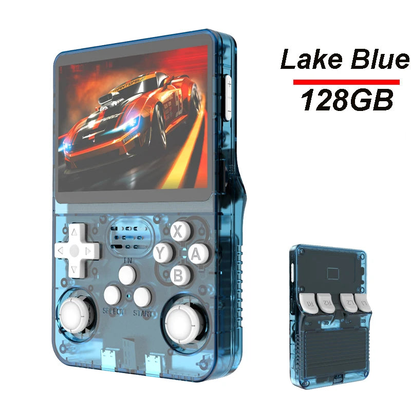 R36S Retro Handheld Gaming Console - 3.5" IPS Screen with 128GB Games