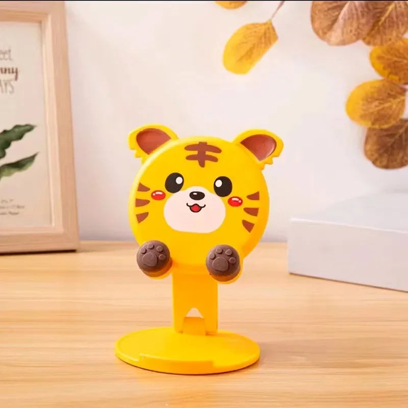 Cute Cartoon Phone & Tablet Stand - Foldable Desktop Holder