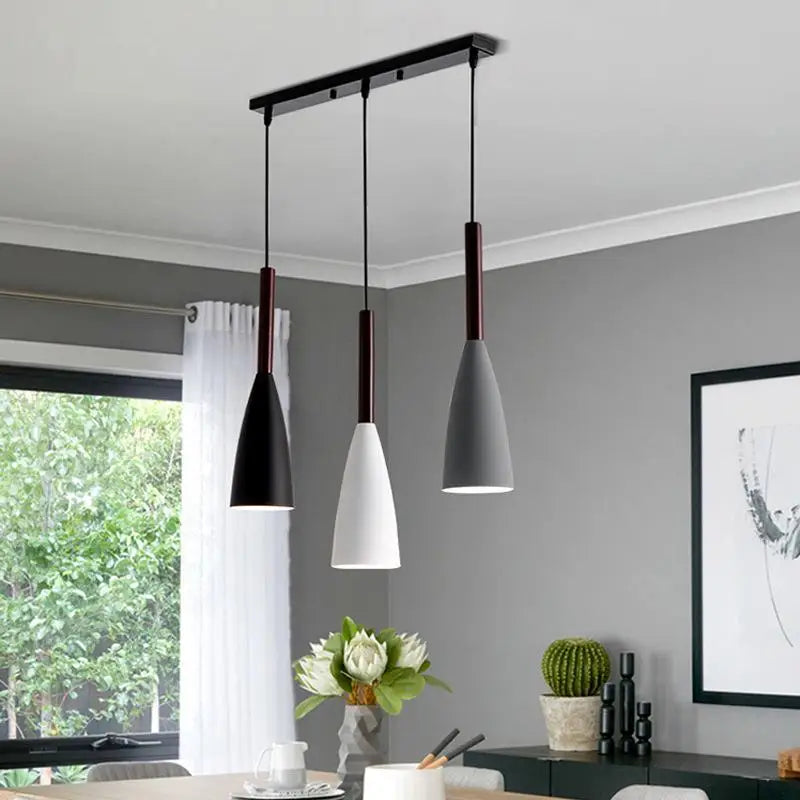 Premium Nordic Minimalist Pendant Light - 3-Head Modern Chandelier Fixture