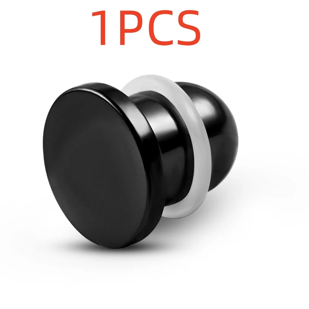 Comfy Dead Stretching Plugs in 0.5mm Increments Crazy Ear Gauges with Rubber Rings 316 Surgical Stainless Steel Body Jewelry