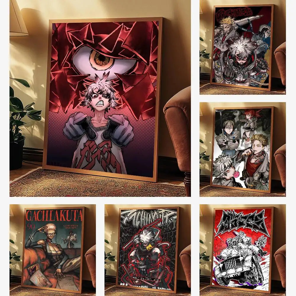 G-GACHIAKUTA ANIME Poster Art With Prints Home Bedroom Living Room Decoration Gift