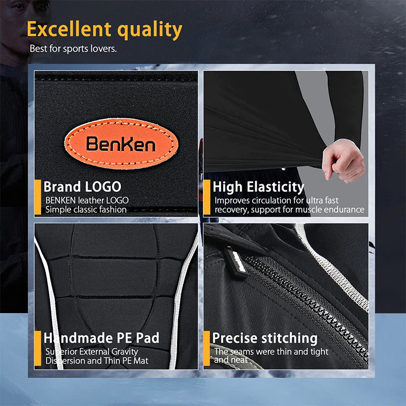BenKen Motorcycle Armor Chest Shoulder Elbow Protector Protective Gear Protective Jacket Skateboard Snowboarding Protection