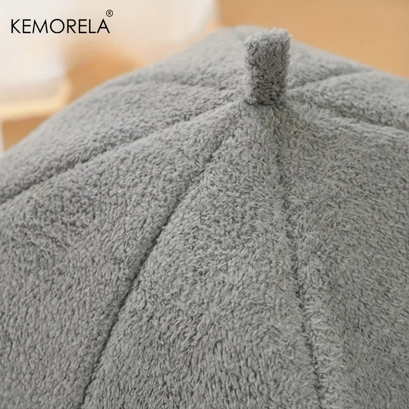 KEMORELA Winter Thickened Indoor Cat Bed 2-in-1 House Tent with Detachable Washable Soft Cushion Pillow Unassembled 2025 Model