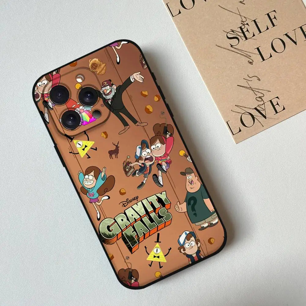 Premium Gravity Falls Pig iPhone Case - Cartoon Character Protective Cover