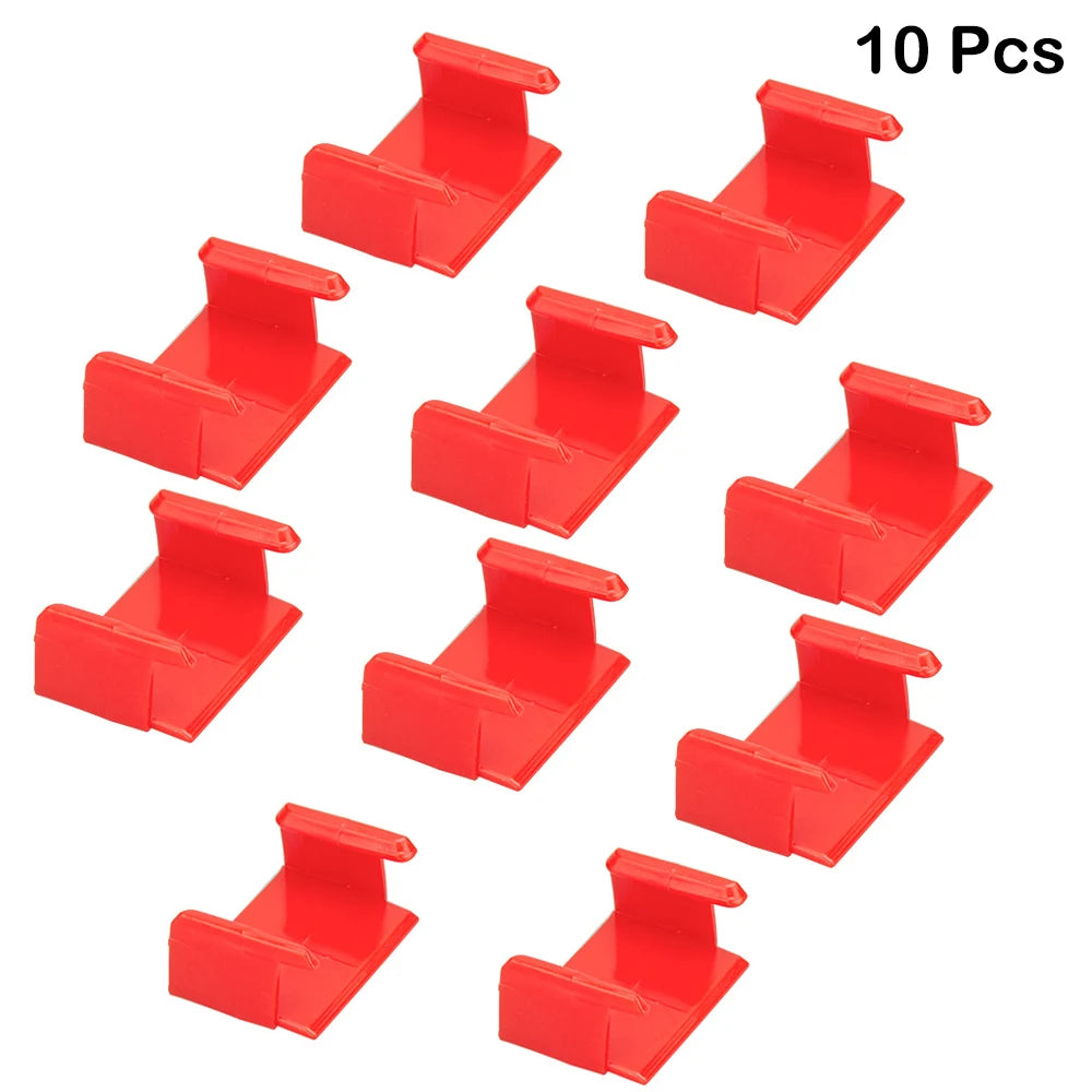 10PCS Wooden Railway Train Track Connector FixerBulk Track Accessories Connector Toys Holder Wooden Snap Track Scene Toys
