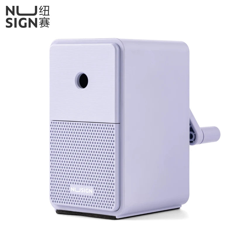 Deli Adjustable Hand Crank Pencil Sharpener - Professional Desktop Sharpener with Long-Lasting Blade