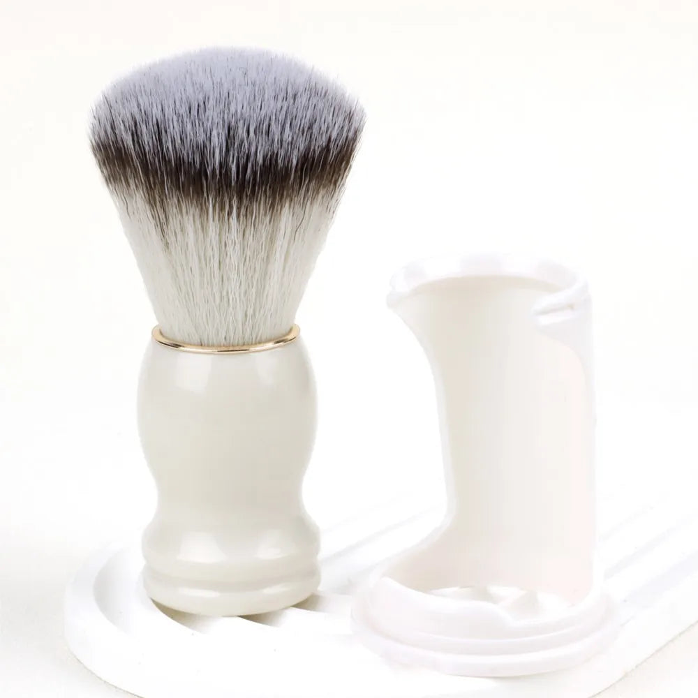 Professional Shaving Brush Boar Bristle & Wood Handle | Men's Grooming Kit,Barber Lather Tool, Facial Cleansing for Shaving Soap