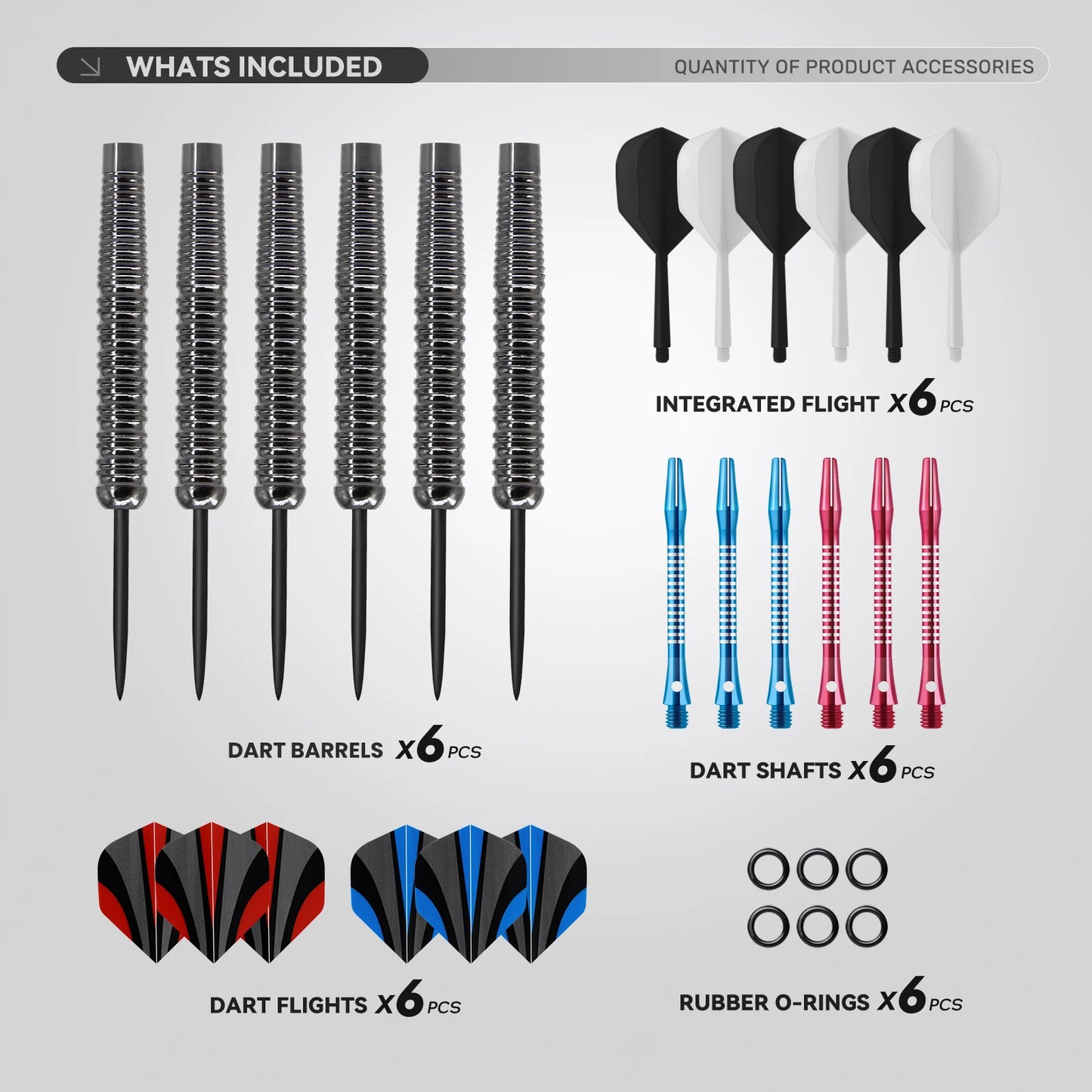 Premium Professional Dart Set - 6-Piece Complete Accessories Kit