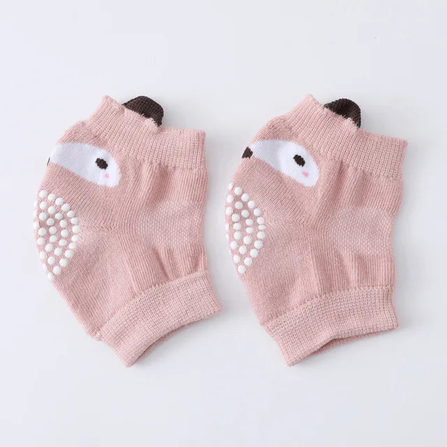 Premium Cotton Baby Knee Pads - Anti-Slip Crawling Protectors