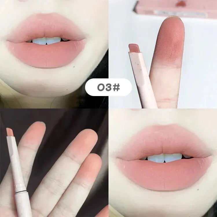 Nude Lip Liner Gege Bear Matte Velvet Lip Liner Pencil Long-lasting Waterproof Draw Lip Line Pen