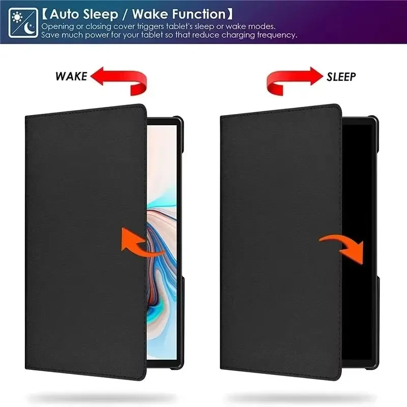 For Lenovo Xiaoxin Pad Pro 12.7inch 2025 360 Degree Smart Leather Rotating Tablet Cases Funda For Tab P12 12.7" 2023 Coque Cover