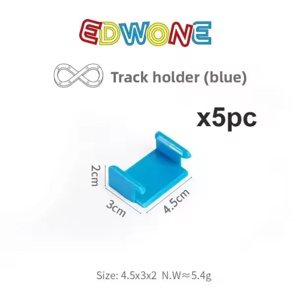 Kids Railway Toys Wooden Train Track Accessories Universal Plastic Blocks Clips Connectors Adapters fit for Brand Wooden Tracks