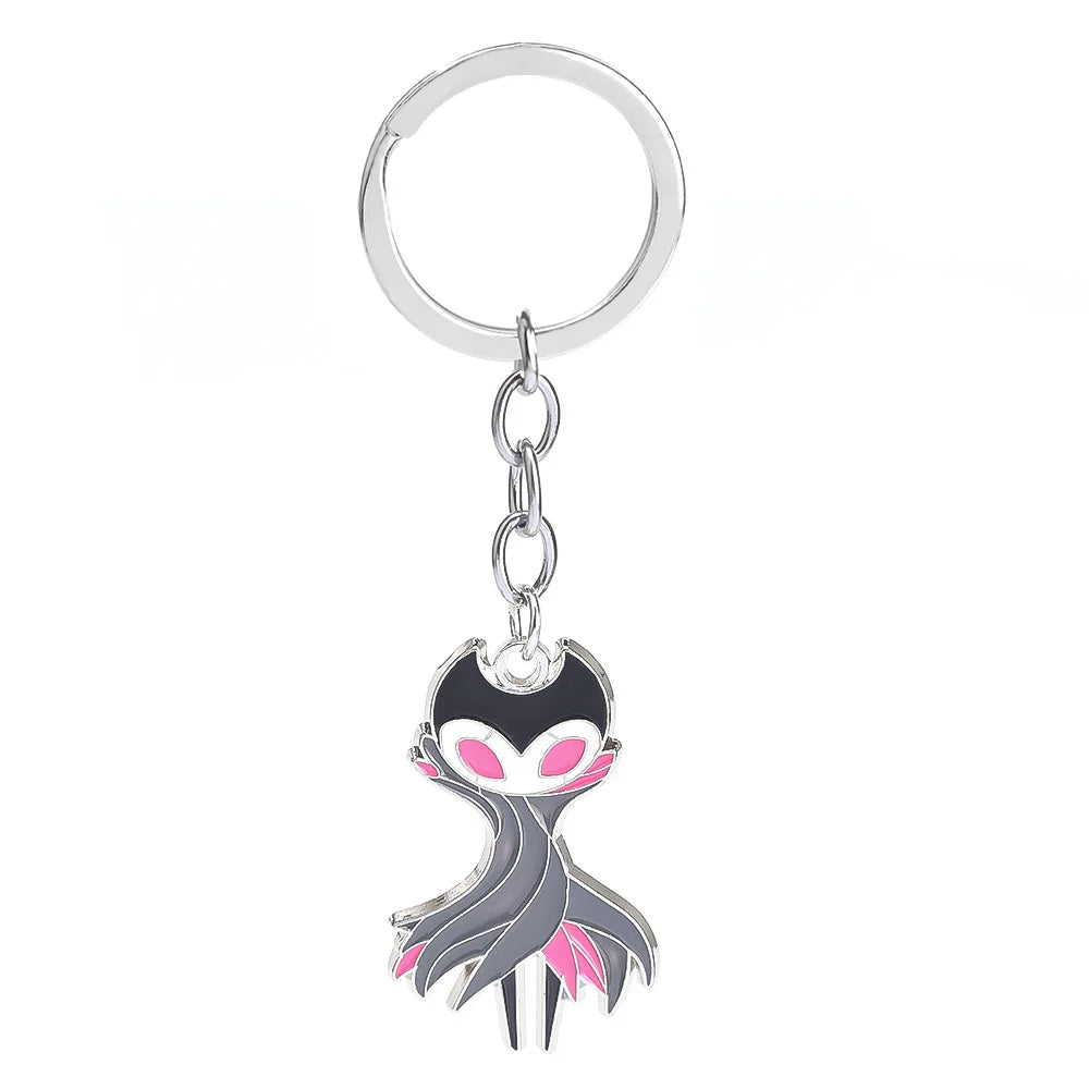 1 Pcs Hot Game Hollow Knight Keychain Metal Key Chains Octopus Pendant Car Bag Key Holder Cartoons Souvenirs Gift Accessories