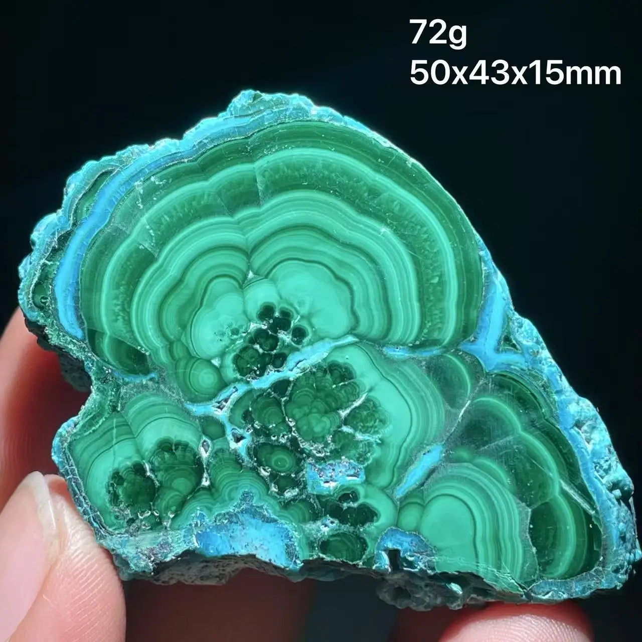 New 100% Natural chrysocolla Malachite plate Phoenix Stone Blue Green Quadrilateral Rainbow from Zambia