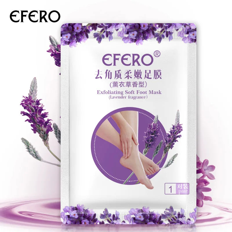 Exfoliating Foot Mask - Spa Pedicure Treatment for Soft, Smooth Feet