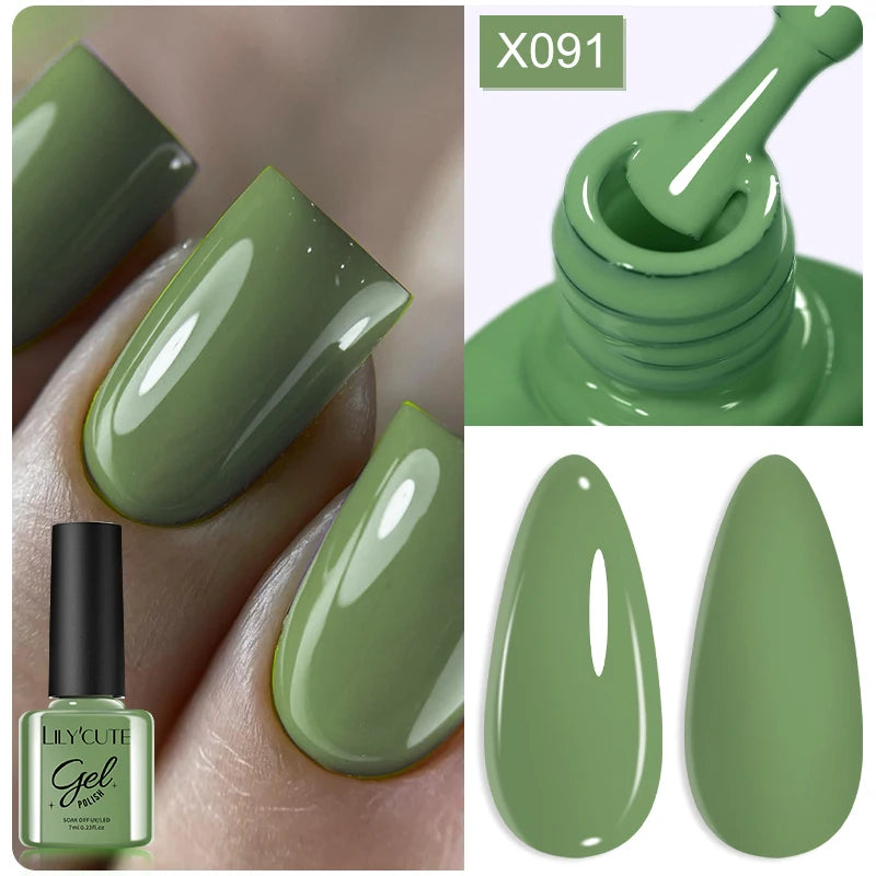 LILYCUTE Reflective Glitter Gel Nail Polish - 5ml Sparkling Liner