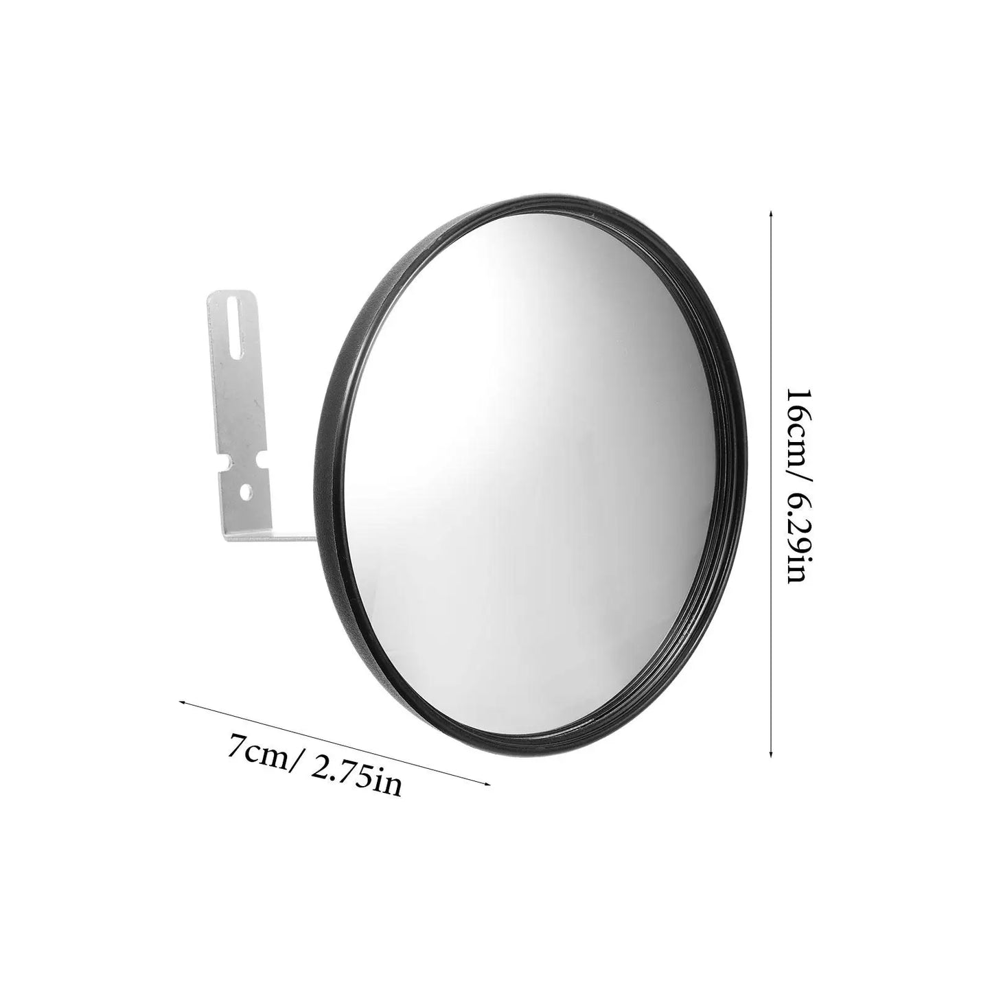 16/30cm Outdoor Traffic Convex PC Mirror Wide Angle Blind Spot Corner Road Parking Safety Traffic Signal Convex Mirror Road