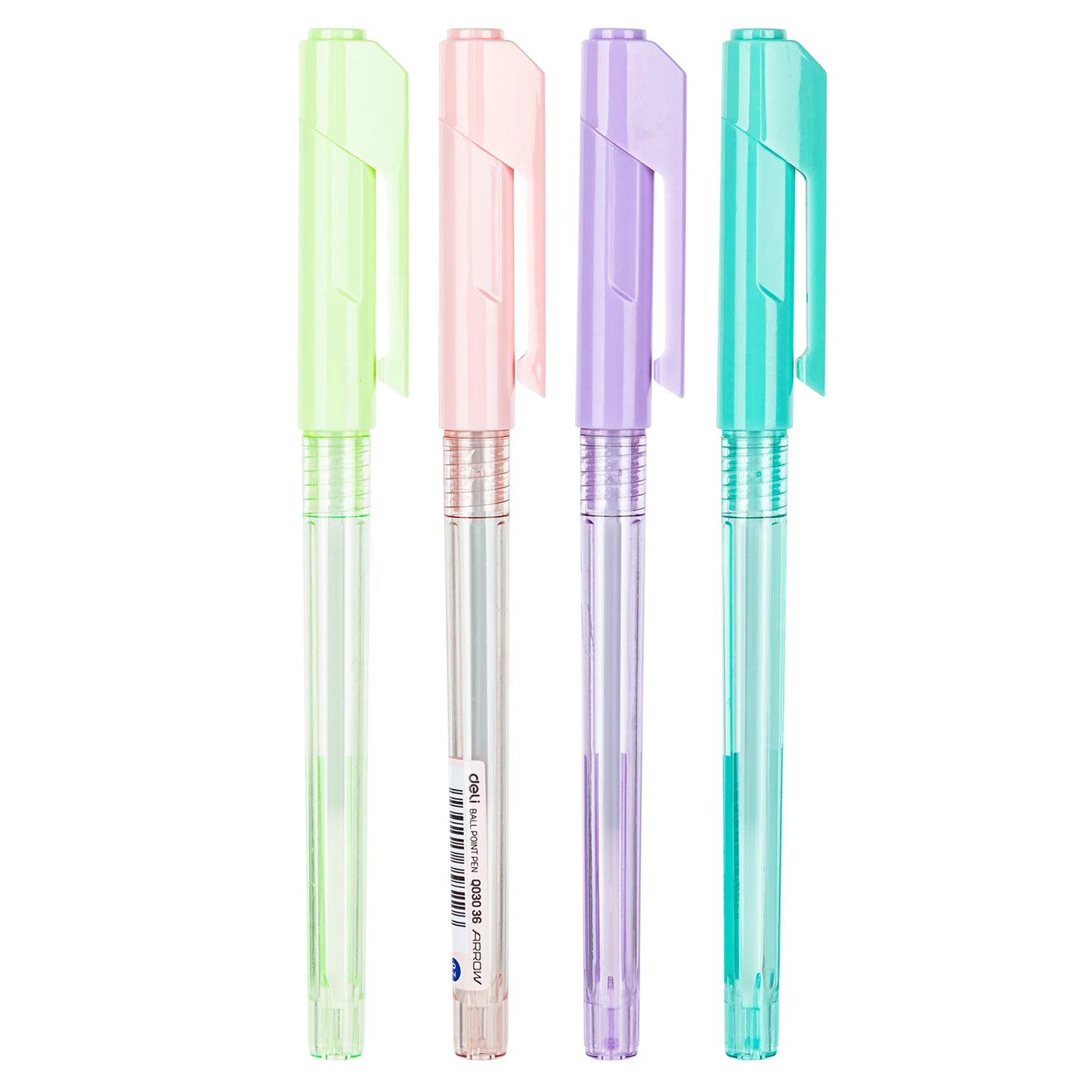 DELI Cute Ballpoint Pen Macaroon Color Blue Ink 0.7 mm Smooth Writing Tools School Ball Point Pen