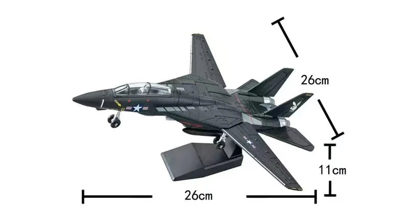 Military Series Building Blocks A-10 Thunderbolt II Support Attack Aircraft Model F14 Tomcat Fighter Toys Kids Boy Birthday Gift