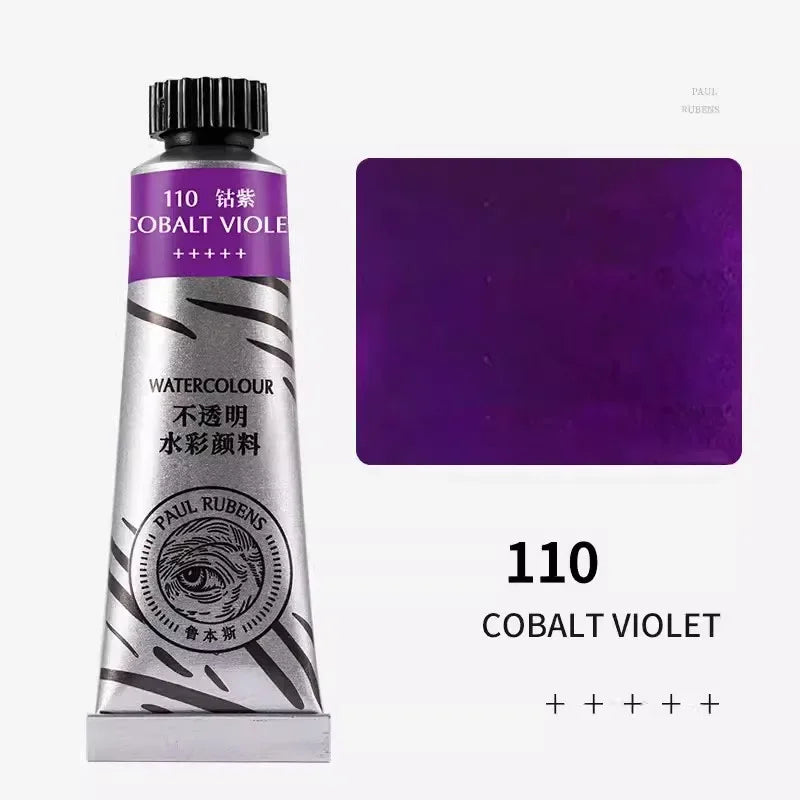 Paul Rubens 36 Colors Non-transparent Watercolor Paint Tube 15ml Professional Watercolour For Painting Anime Art Supplies