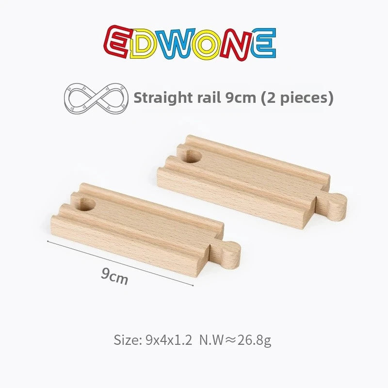All Kinds Wooden Track Accessories Wooden Railway Train Track Parts Fit for Brand Wood Tracks Railway Toys for Children Gifts