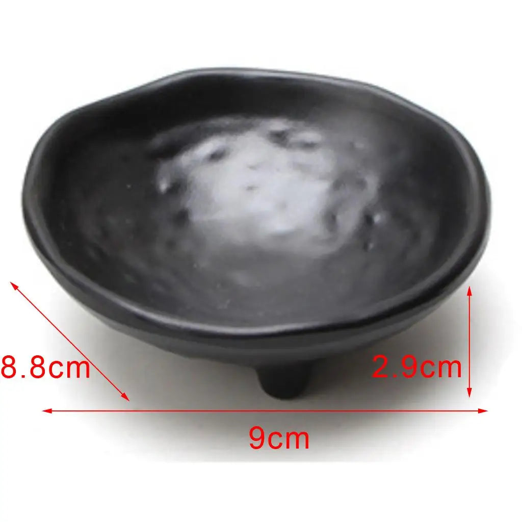 Melamine Sauce Dish Seasoning Dish Japanese Sushi Soy Dipping Soup Bowl Appetizer Butter Dish Food Serving Tray Soy Sauce Plate