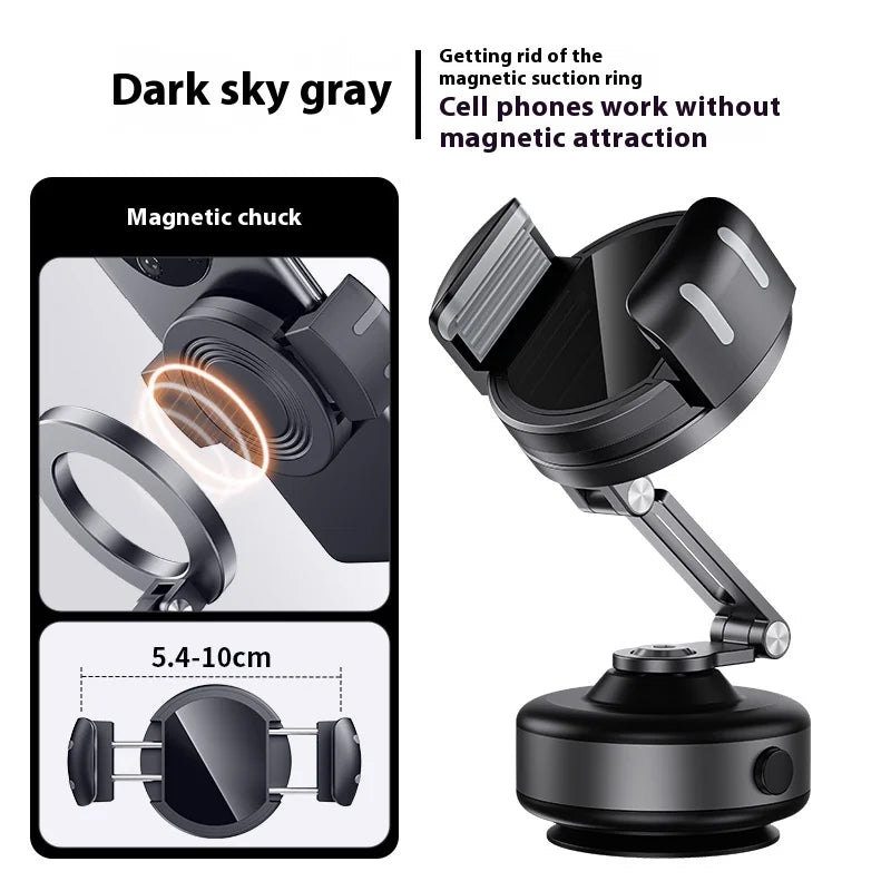 Premium Magnetic Car Mount - 360° Aluminum Alloy Phone Holder