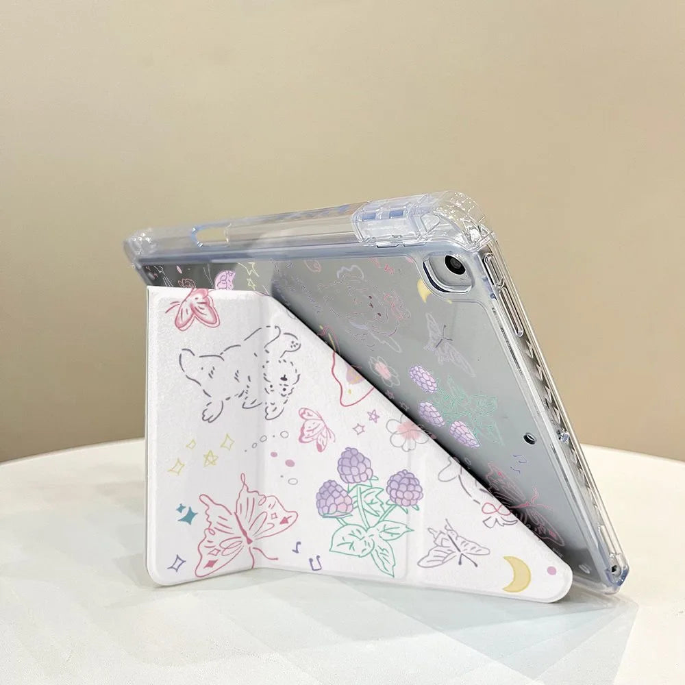 For iPad Case A16 11th 10 10th 10.2 9th 8th 7th 9.7 5th 6th Cases Funda For iPad Air 11 2025 5th 4th 10.9 2024 Pro 11" 9.7 Cover
