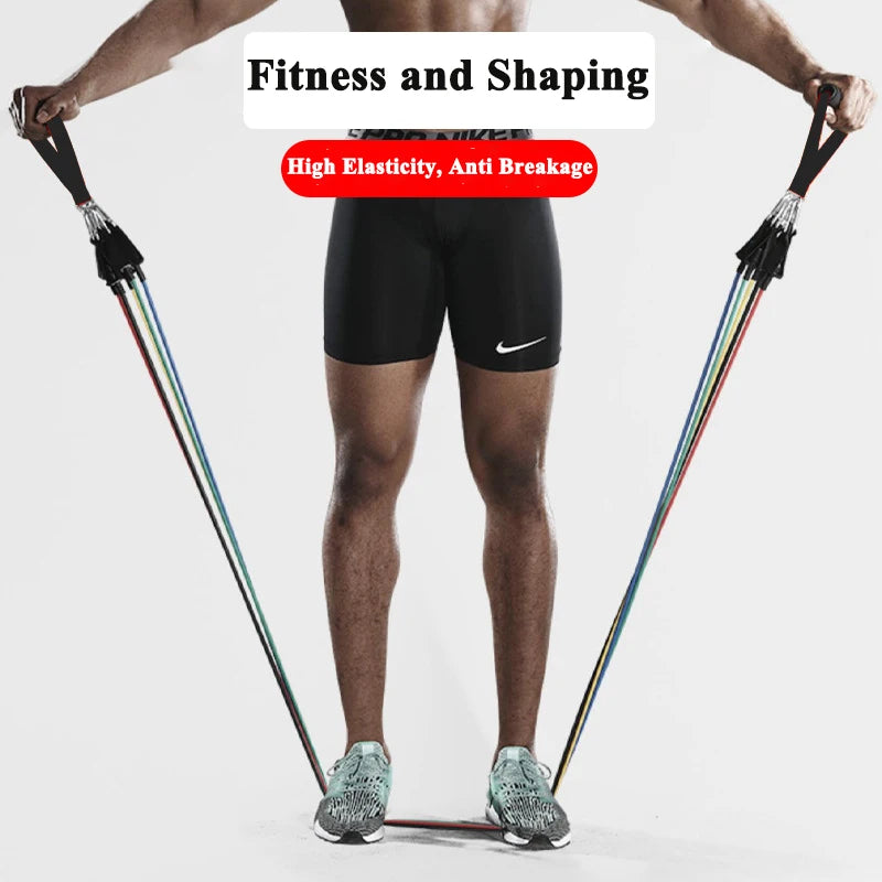Premium 11-Piece Resistance Band Set - Multifunctional Training System