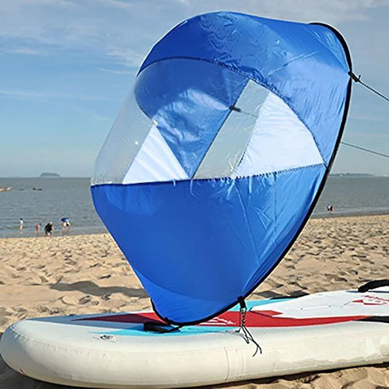 Premium Foldable Kayak Wind Sail - Portable SUP Paddle Board Accessory