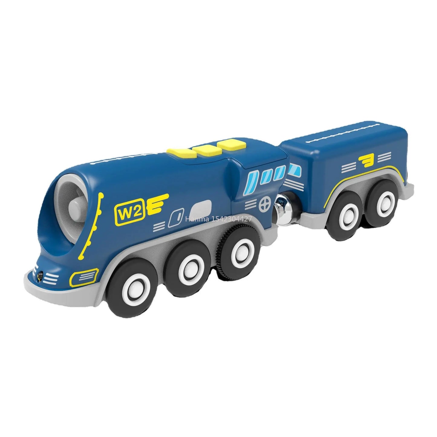 New Style Chase Electric Train Set Locomotive Magnetic Car Diecast Slot  Wooden Train Track Railway for Kids Educational Toys
