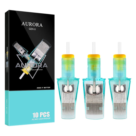 5/10PC Disposable Large Size Tattoo Needles 29 35 39 45 49 Round Magnum Sterilized Cartridge for Big Pattern and Shadow Coloring