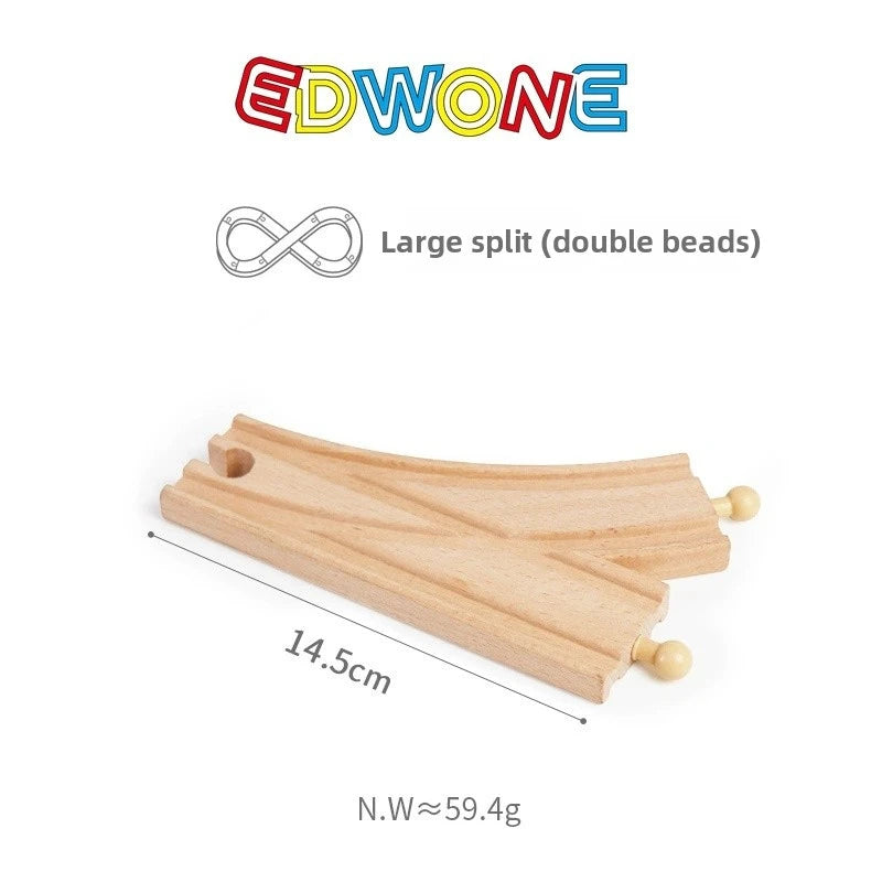 All Kinds Wooden Track Accessories Wooden Railway Train Track Parts Fit for Brand Wood Tracks Railway Toys for Children Gifts